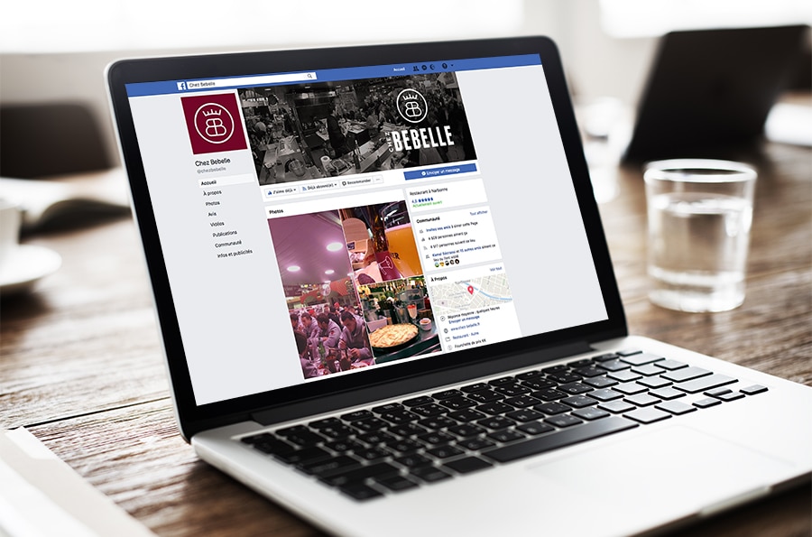 DEFACTO Design de marque - Mockup Digital CHEZ BEBELLE
