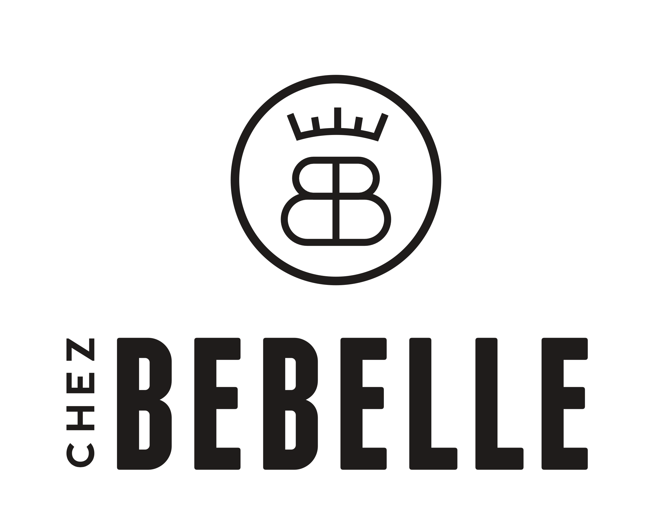 DEFACTO Design de marque - Logo CHEZ BEBELLE