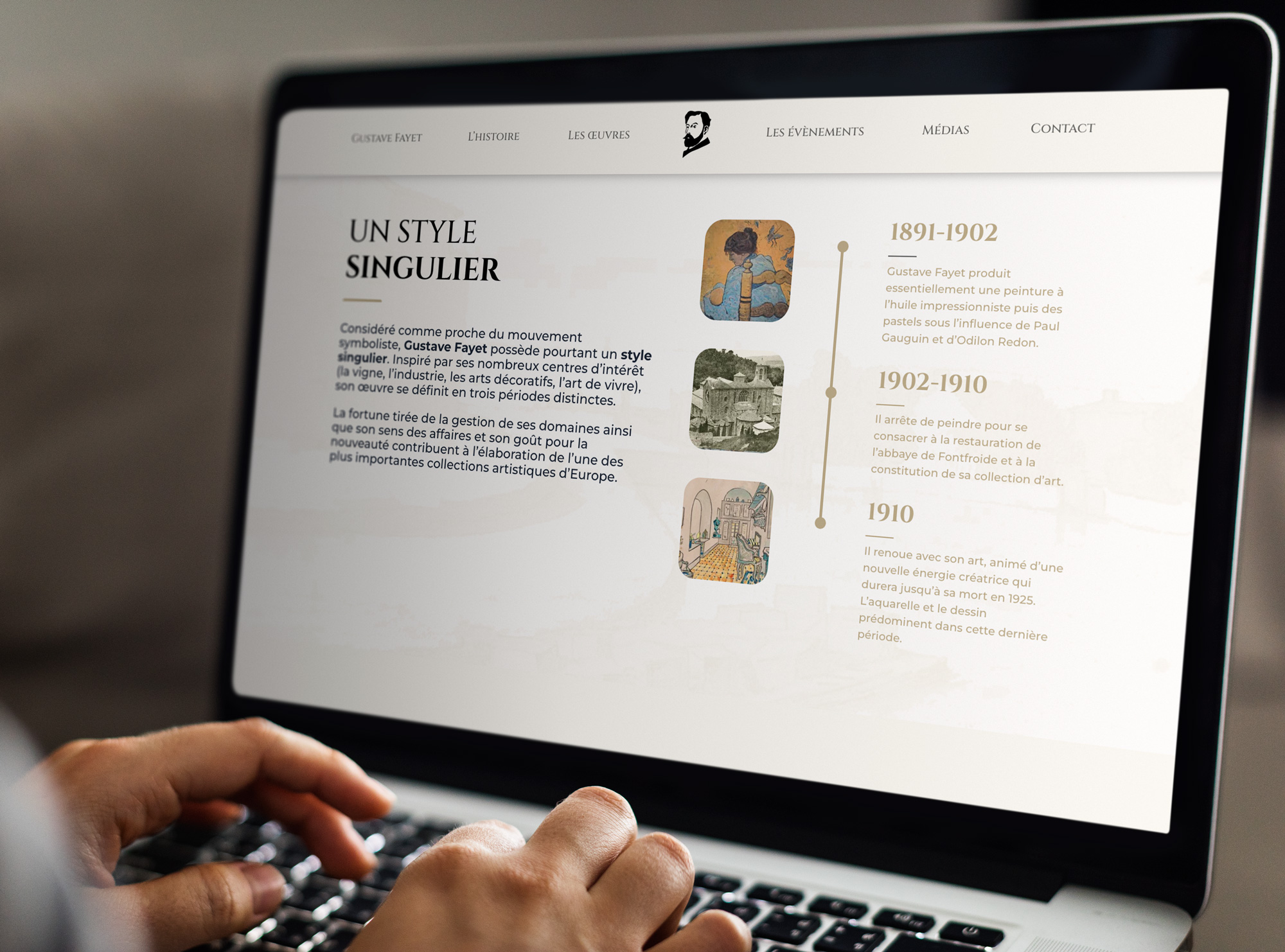 DEFACTO Design de marque - Mockup Digital G.FAYET