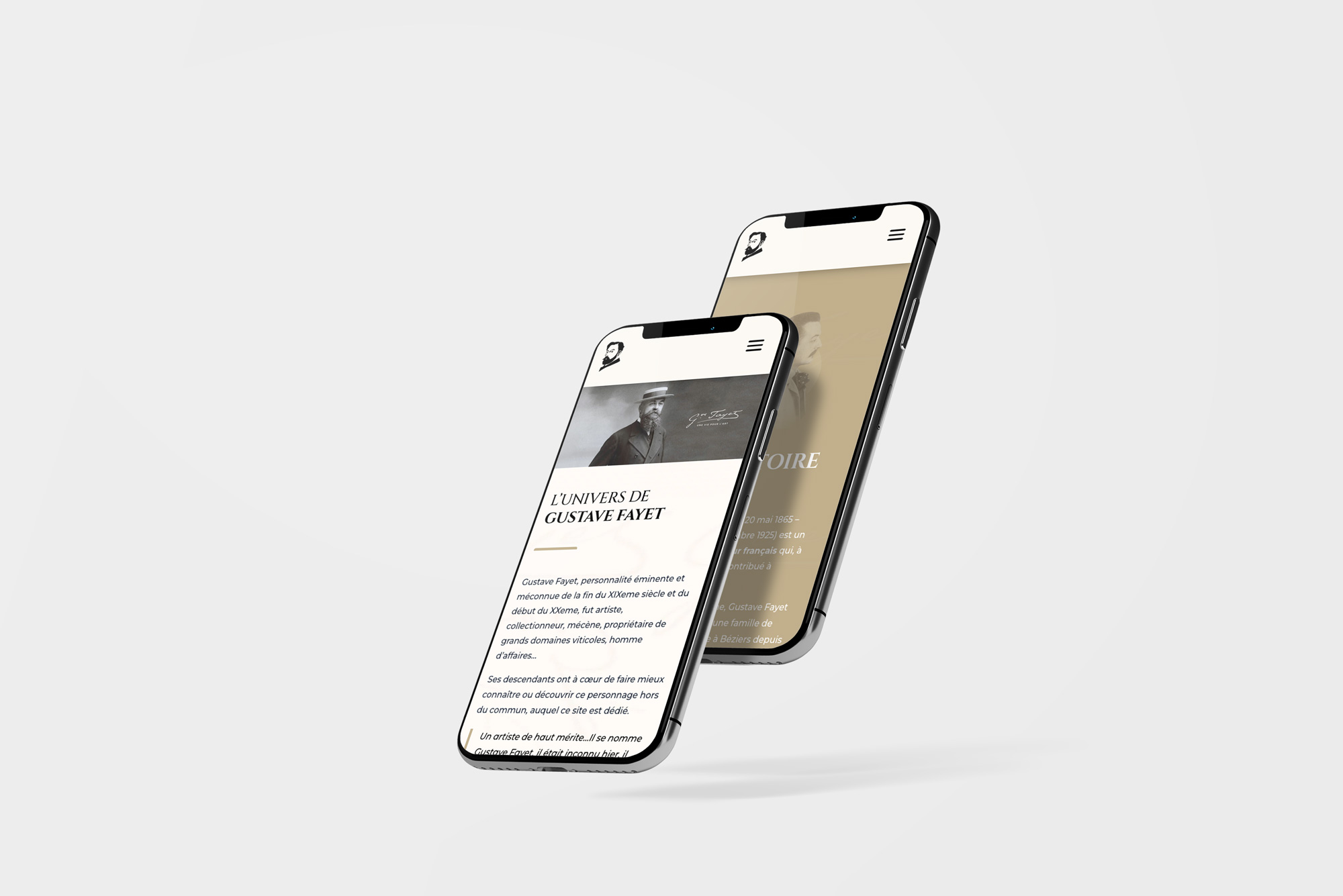 DEFACTO Design de marque - Mockup Digital G.FAYET